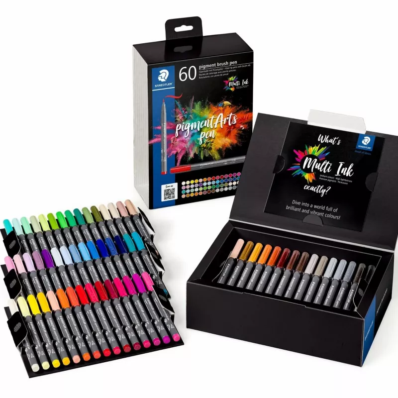 Rotulador pincel Staedtler Pigment Arts 60 uds.