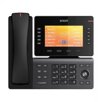 Snom D892M, teléfono IP, negro, montaje en mesa/pared, Linux, TFT, 12,7 cm (5