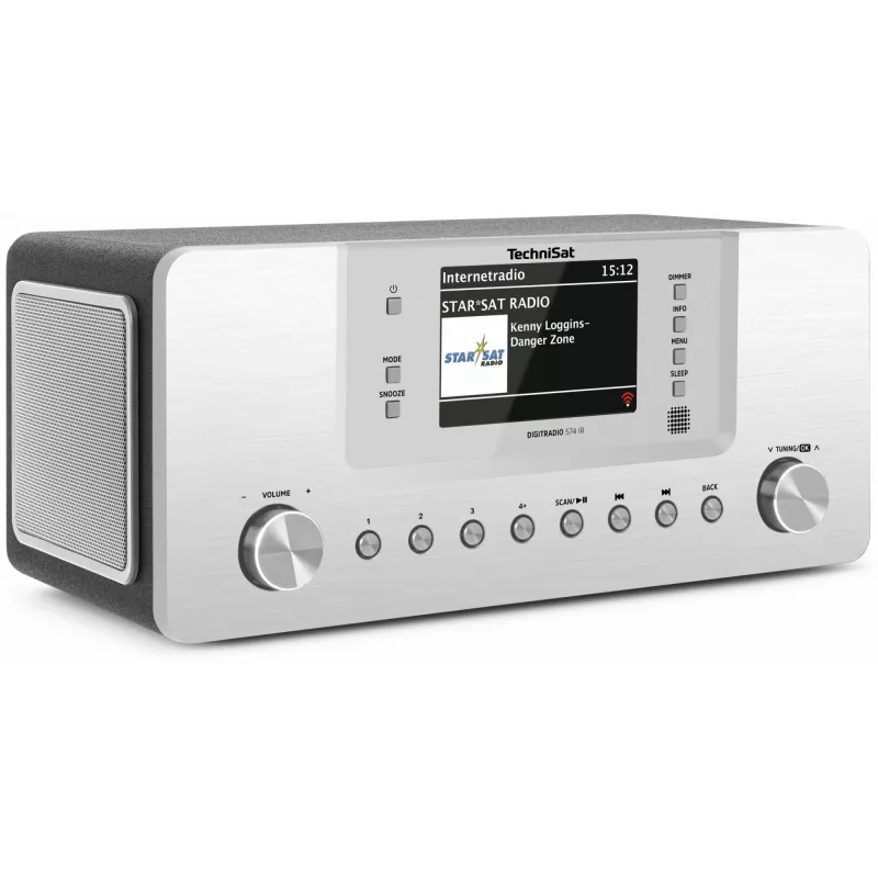 TechniSat DigitRadio 574 IR - sistema de audio - 2 x 5 vatios - plata (0001/2951)
