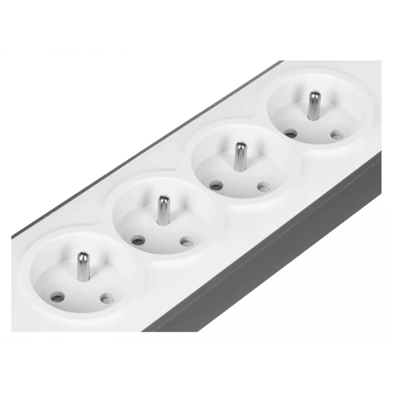 Protector de sobretensión Belkin BSV401CA2M negro blanco 4 tomas de corriente 2 m