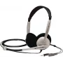 Koss CS100 auriculares de diadema con cable y micrófono, negro/dorado