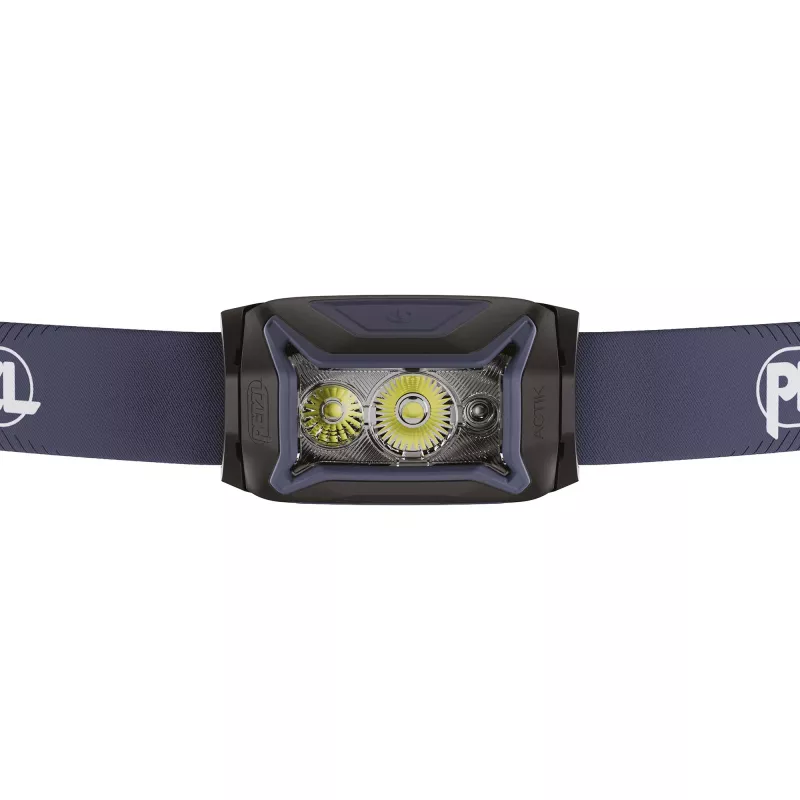 Linterna frontal Petzl Actik negra – LED, 100 lm, 2 LED, IPX4, pilas AAA