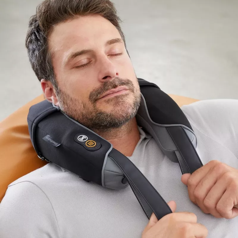 Masajeador Medisana NM 868 para cuello, hombros negro, gris