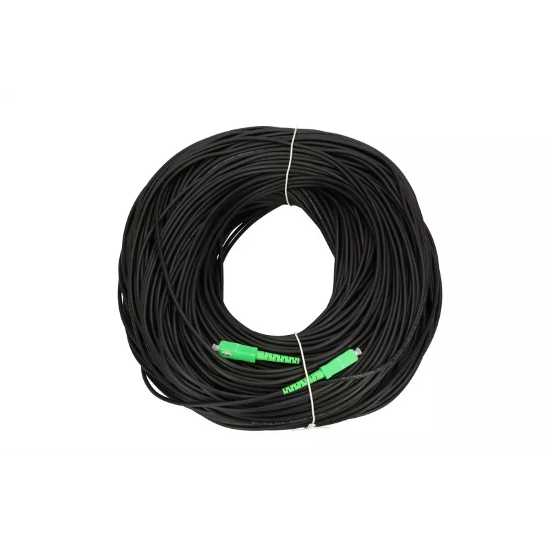 Latiguillo Extralink SC/APC-SC/APC cable redondo drop monomodo simplex G.657A2 150 m