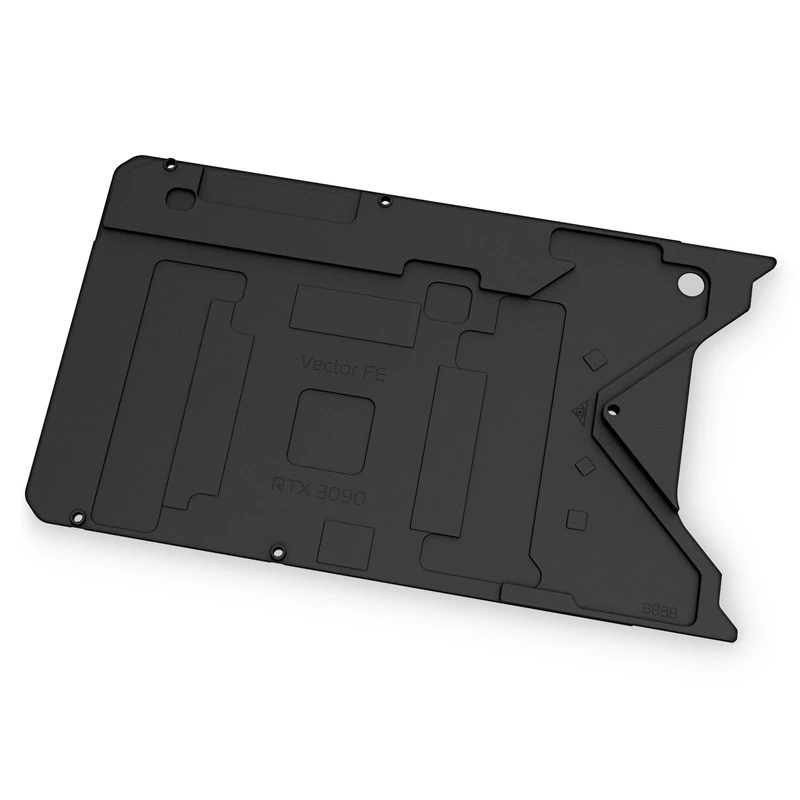 Backplate EK Water Blocks aluminio negro