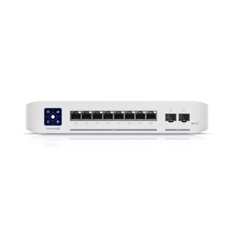 Ubiquiti UniFi Enterprise 8 PoE Gestionado L3 2.5G Ethernet (100/1000/2500) Power over Ethernet (PoE) acero inoxidable