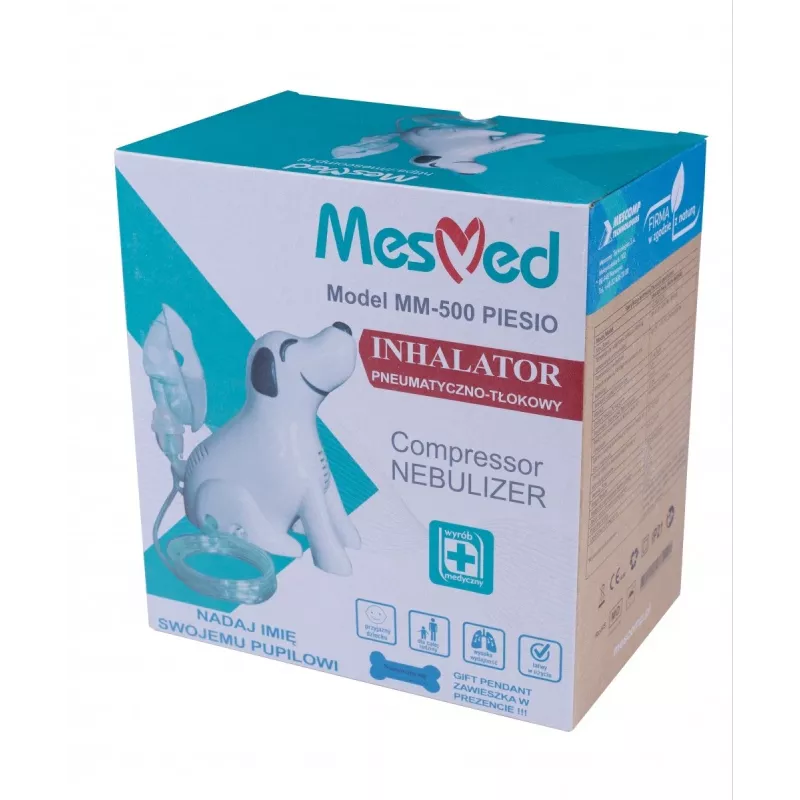 Inhalador Mesmed MM-500 Piesio diseño portátil neumático de émbolo