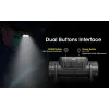 Linterna frontal Nitecore NU50 negra amarilla LED impermeable antichoque
