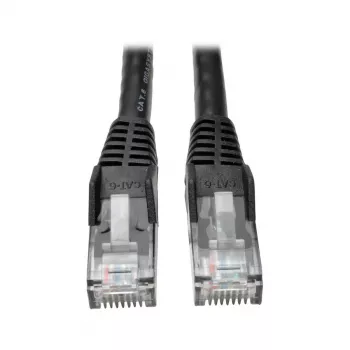 Cable Ethernet Gigabit Cat6 Snagless Molded (UTP) Eaton Tripp Lite Serie (RJ45 M/M), PoE, negro, 1,52 m - cable de parcheo - RJ-45 (M) a RJ-45 (M) - 1,52 m - UTP - CAT 6 - Moulded