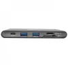 Dock USB-C – 4K HDMI, VGA, USB 3.2 Gen 1, hub USB-A/C, Gigabit Ethernet, ranuras para tarjetas de memoria, carga PD 100 W