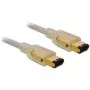 Cable FireWire A/A DeLOCK 3,0 m gris