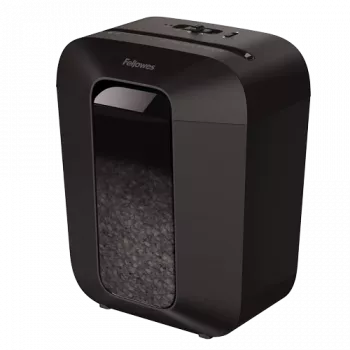 Destructora de documentos Fellowes Powershred LX41 corte en partículas negra