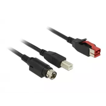 Cable USB DeLOCK 85489 USB 2.0 3 m USB B negro