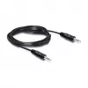 Cable de audio DeLOCK 84438 5m 3,5 mm macho a macho Negro