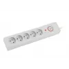 Regleta de enchufes Armac Z5 1,5 m 5x 230 V PL 10 A Organizador de cables Gris