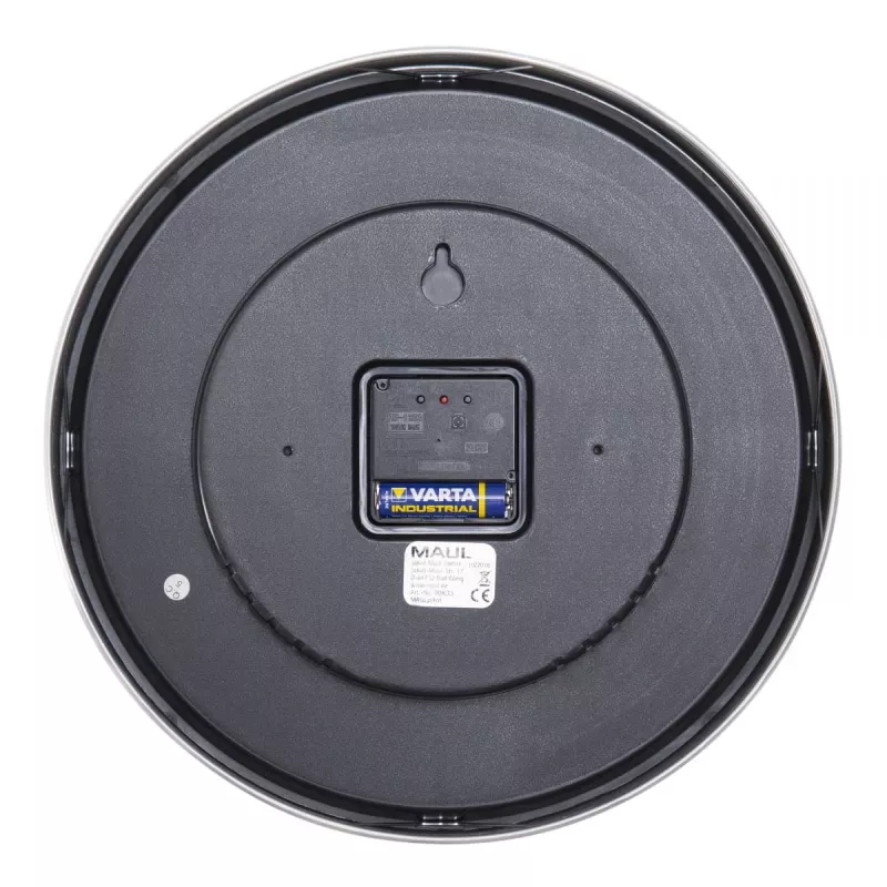 Reloj de pared MAUL MAULpilot - AA - 1,5 V - aluminio - blanco - aluminio - cristal - 30 cm (9063308)