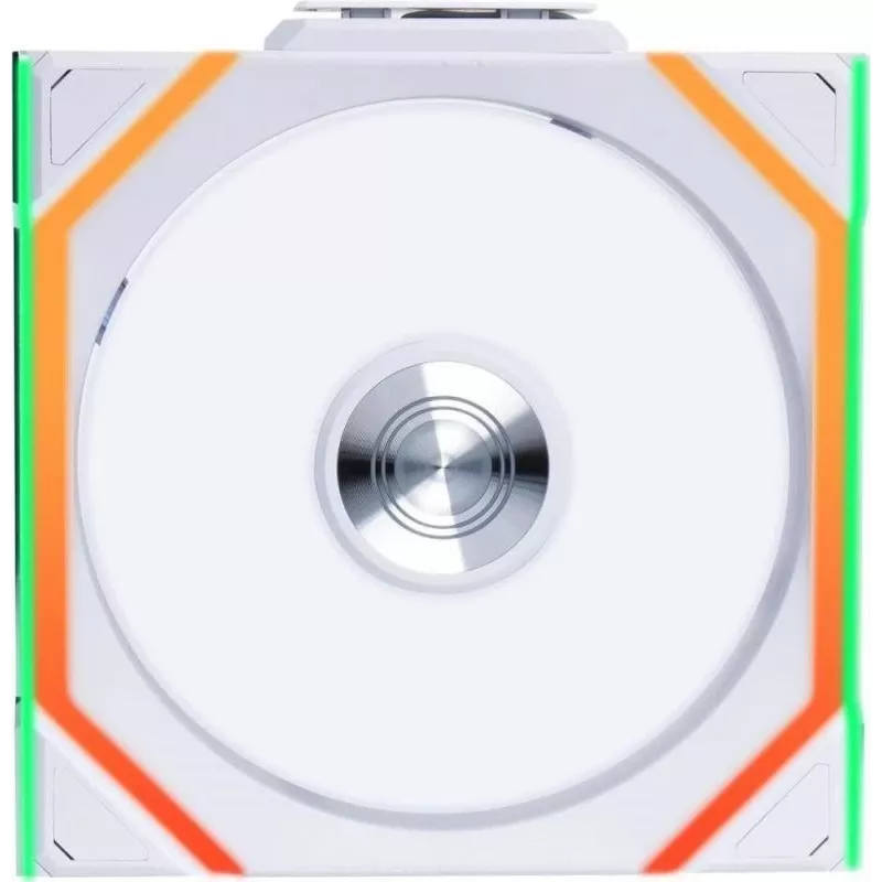 Ventilador Lian Li UNI FAN SL-INF Wireless ARGB PWM de 120 mm — blanco, sistema de ventiladores modular magnético