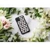 Funda para smartphone iKins para iPhone 11 Pro Max, diseño de pirámides negro, carcasa rígida protectora