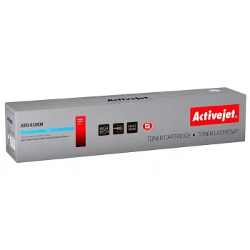 Tóner Activejet ATO-510CN (sustituto de OKI 44469724; Supreme; 5000 páginas; cian)
