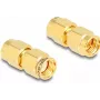 Adaptador DeLOCK RP-SMA conector macho a SMA conector macho C6801 tipo de conector SMA diámetro 9 mm