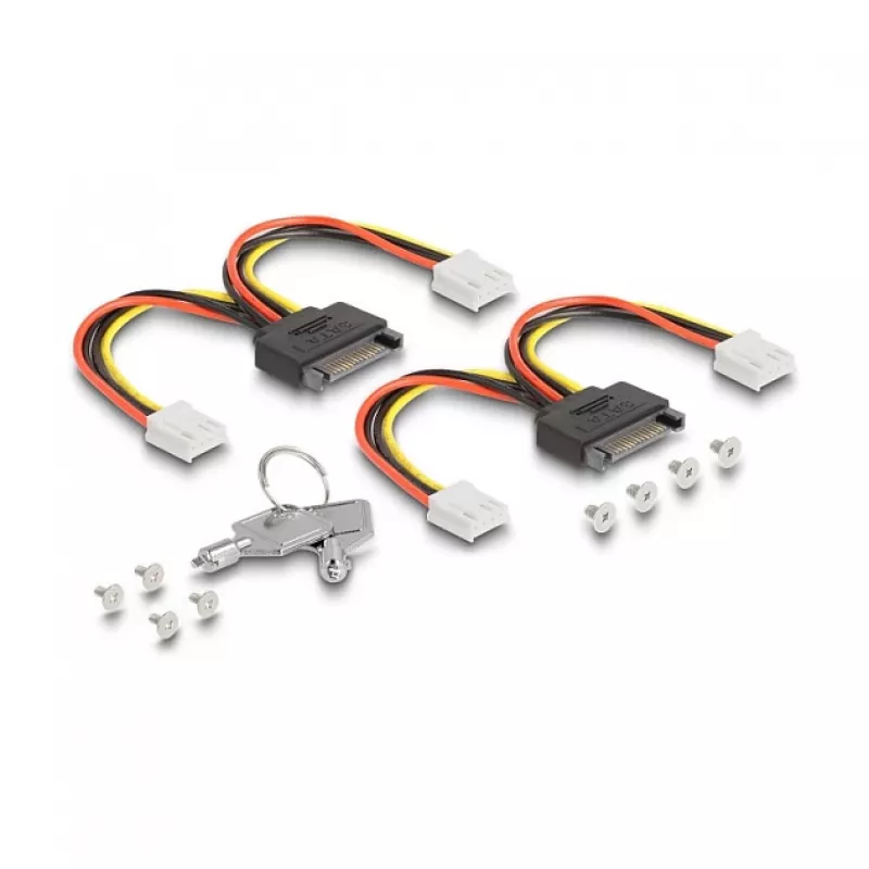 Bahía para HDD DeLOCK 47072 compatible con rack metal 100 mm de ancho
