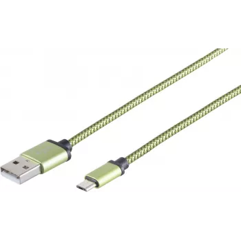 Cable USB S/CONN 14-50115 USB 2.0 0,9 m