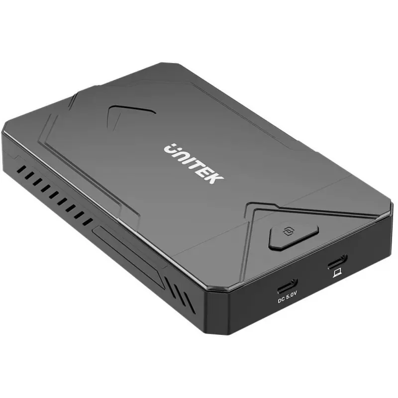 Carcasa de almacenamiento externa Unitek S1229CBK01 para M.2 NVMe y SSD SATA, negra
