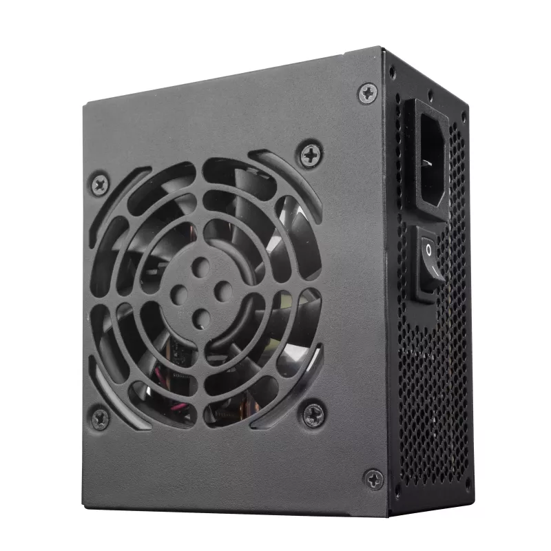 SilverStone SST-SX450-B - fuente de alimentación (interna) - ATX12V 2.4/ SFX12V - 80 PLUS Bronze - AC 90-265 V - 450 Watt - PFC activo - negro