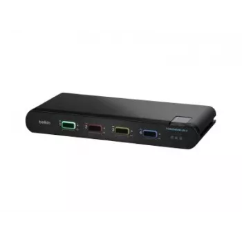 Belkin 4P Sngl Head DP/HDMI a DP/HDMI Video Secure DT KVM Switch PP4.0 (F1DN104KVM-UN-4)