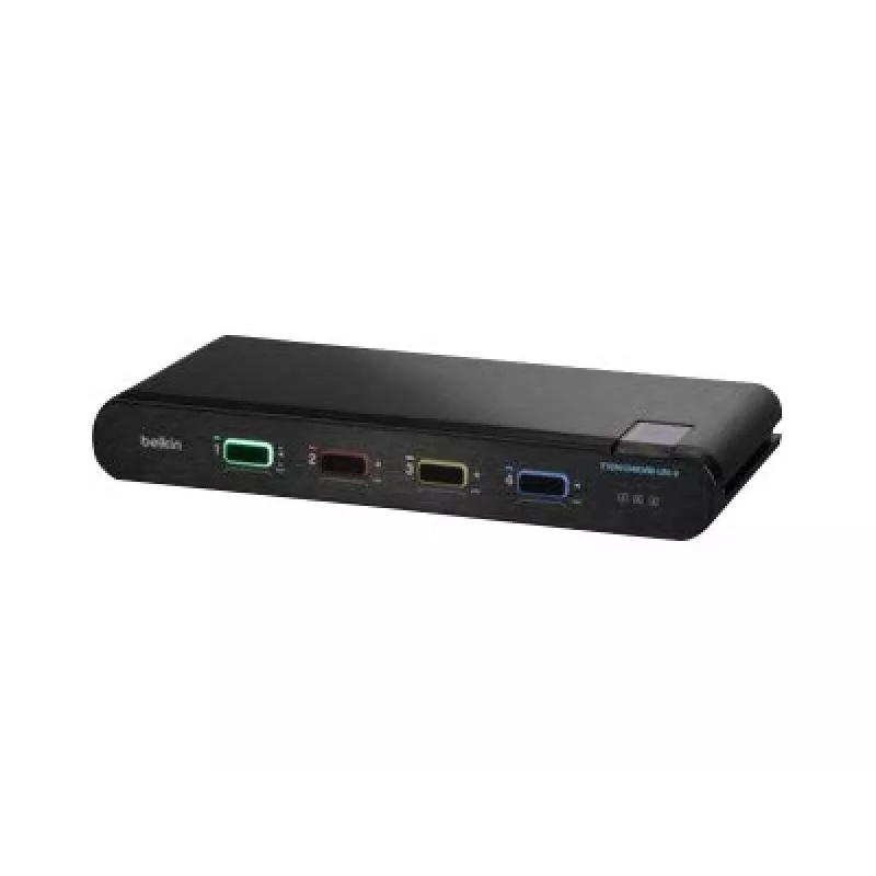 Belkin 4P Sngl Head DP/HDMI a DP/HDMI Video Secure DT KVM Switch PP4.0 (F1DN104KVM-UN-4)