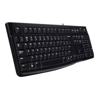 Teclado de sobremesa MK120, con cable, USB, QWERTZ, negro, ratón incluido