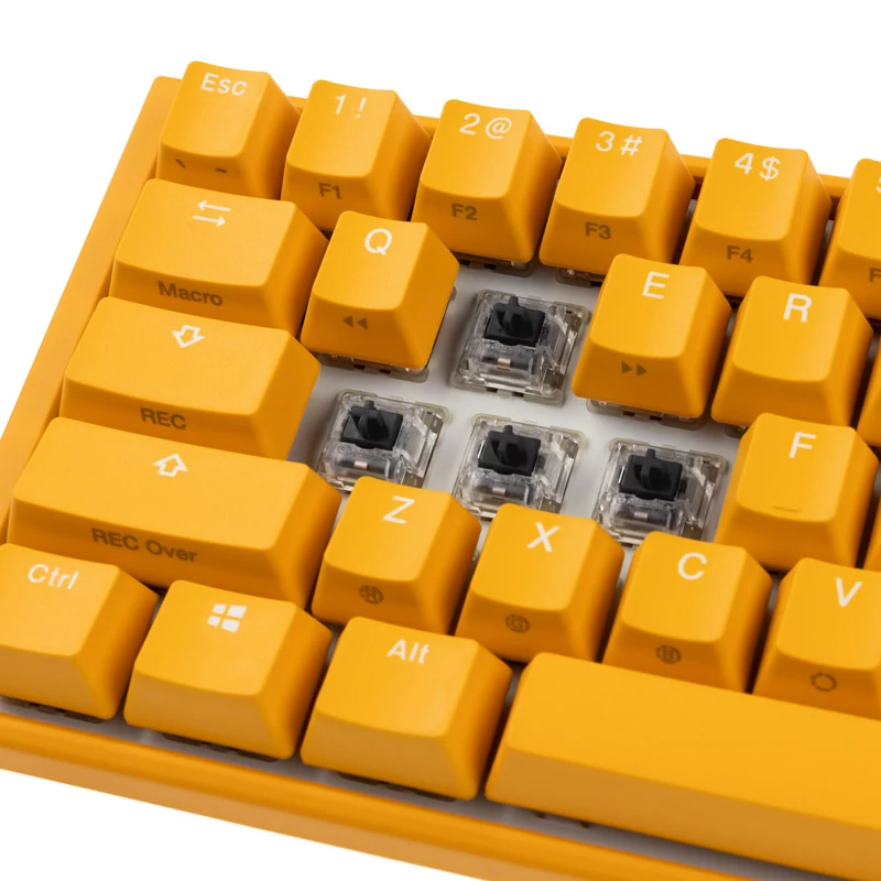 Teclado Ducky One 3 Mini amarillo, gaming, USB, QWERTY, US English
