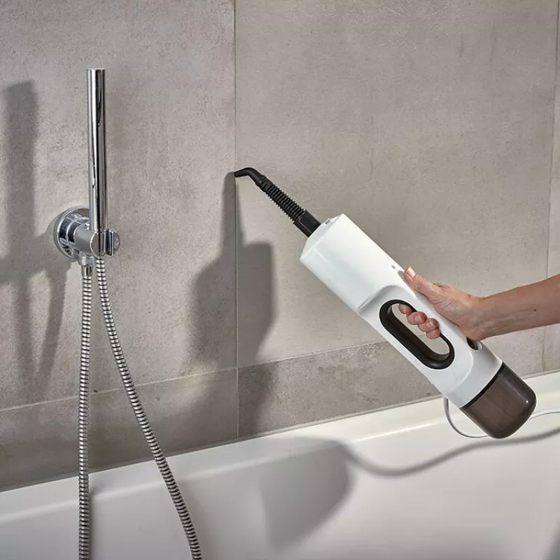 Limpiador a vapor portátil Severin SC 7142 0,4 L 1500 W Antracita Blanco