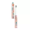 Cepillo de dientes eléctrico infantil neno Pulito Coral — vibratorio, cabezal adaptado a niños, 2 modos, 2 cabezales, batería de Li-Ion recargable