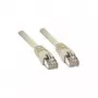 Cable de parcheo Wentronic Goobay CAT 5e, SF/UTP, Gris, 10 m - Mezcla de cobre CCA (50149)