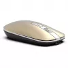 Inca IWM-531RS ratón inalámbrico y Bluetooth, 1600 DPI, recargable, silencioso, Space Metallic