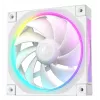 DeepCool FL12 WH 3-in-1 ventiladores de caja de 120 mm (3 uds.), 2150 rpm, rodamiento dinámico de fluido, PWM de 4 pines, blancos