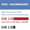 Hama 123900 lector de tarjetas USB 3.0 SD/microSD, aluminio, negro/plata