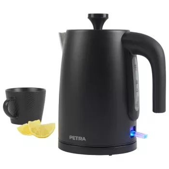 Hervidor Petra 1,7 l 3 kW negro mate