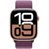 Apple Watch Series 10 carcasa de aluminio GPS + Cellular 46mm oro rosa correa deportiva Loop ciruela