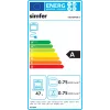 Horno empotrable SIMFER 4207DERSP.1 — 47 L, multifunción, mandos manuales emergentes, negro, 59,5×45 cm