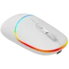 Ratón Canyon MW-22 CNS-CMSW22SW – 2 en 1 Bluetooth/2,4 GHz – óptico – 800/1200/1600 DPI – 4 botones – iluminación RGB – recargable – blanco nieve