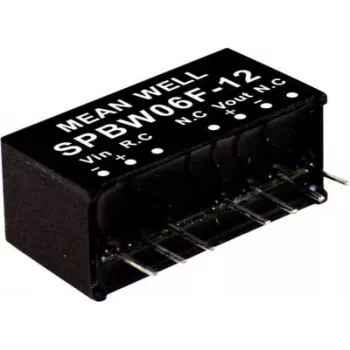 Fuente de alimentación/convertidor de tensión MEAN WELL SPBW06F-05, salida 6 W, 5 V