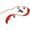 World pack de vías Montaña y Valle, tren de madera/rojo, 16 piezas