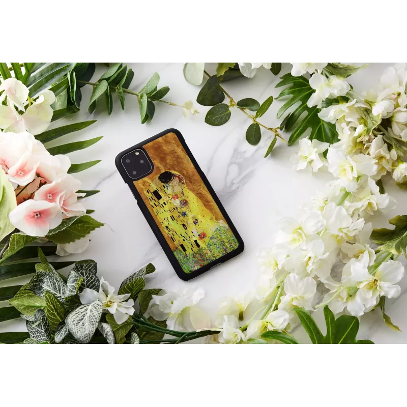 Funda para smartphone iKins para iPhone 11 Pro Max – diseño de beso negro, funda protectora