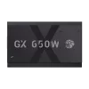 Gamemax fuente de alimentación, 80 PLUS, Gold | GX 650GF | 650 W