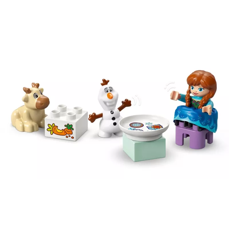 Set de construcción LEGO DUPLO 10455 fiesta en el palacio de hielo de Anna y Elsa de Disney