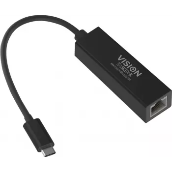 Tarjeta de red Vision TC-USBCETH/BL