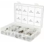 Abrazaderas de manguera ks tools 970 — set ajustable de 1 oreja 170 piezas, diámetro 5,8–21 mm