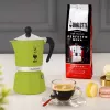 Bialetti Rainbow cafetera moka negra, verde
